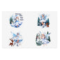 Winter Fairies Sticker Set, Merry And Magical Sticker Pack, Fairy And Reindeer Stickers, Holiday Vinyl Stickers, Planner Scrapbook Stickers