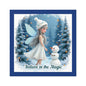 Believe In The Magic Sticker, Winter Fairy Sticker, Inspirational Christmas Sticker, Festive Vinyl Sticker, Holiday Quote Sticker, Planner Decal