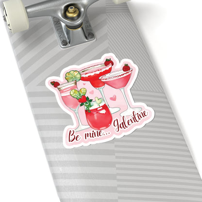 Galentine Sticker, Be Mine Cocktail Sticker, Valentines Day Gift For Her, Cute Drink Sticker, Girls Night Fun Pink Party Planner Decor Decal