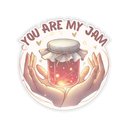 You Are My Jam Sticker, Adorable Love Sticker, Cute Food Pun Sticker, Gift For Foodie, Sweet Romantic Sticker, Scrapbook Laptop Sticker Planner