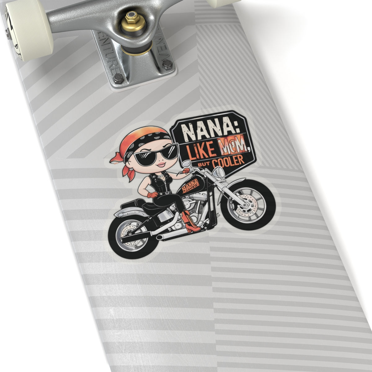 Nana Like Mom But Cooler Stickers Cool Nana Motorcycle Sticker Fun Biker Grandma Mother's Day Gift Best Grandma Ever Love Grandma Stickers