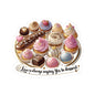 Love Is Always Saying Yes To Dessert Cute Foodie Sticker, Funny Dessert Lover Sticker, Sweet Treat Quote Sticke,  Positive Vibes Sticker Gift