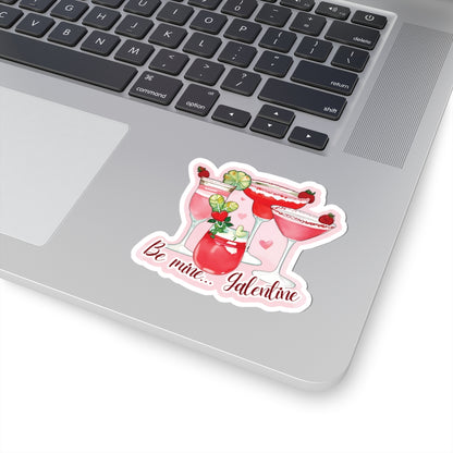 Galentine Sticker, Be Mine Cocktail Sticker, Valentines Day Gift For Her, Cute Drink Sticker, Girls Night Fun Pink Party Planner Decor Decal