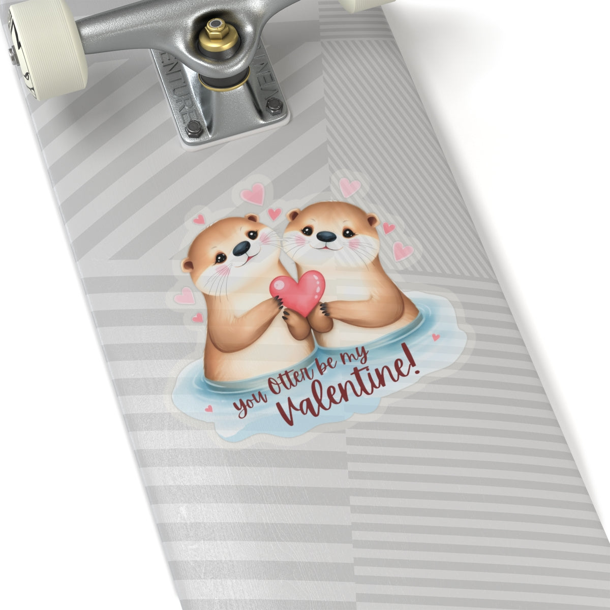 Otter Valentine Sticker, Cute Animal Pun Love Gift Vinyl Decal, Romantic Funny Quote, Waterproof Kiss Cut Laptop Water Bottle Journal Scrapbook