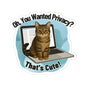 Funny Cat Sticker, Laptop Blocker Tabby Cat Vinyl Sticker, Oh You Wanted Privacy Thats Cute, Gift For Cat Lovers \,WFH Humor Waterproof Decal