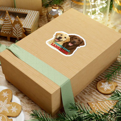 Loyalty Level Labrador Sticker Cute Dog Vinyl Decal Yellow Lab Chocolate Lab Sticker Waterproof Dog Lover Sticker Laptop Planner Sticker