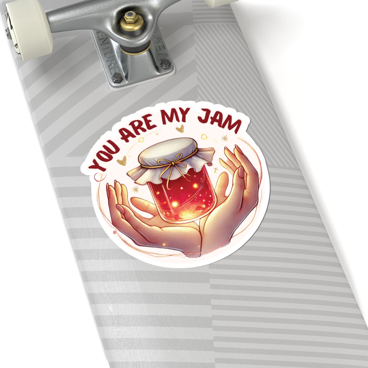 You Are My Jam Sticker, Adorable Love Sticker, Cute Food Pun Sticker, Gift For Foodie, Sweet Romantic Sticker, Scrapbook Laptop Sticker Planner