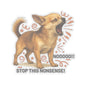 Stop This Nonsense Chihuahua Sticker, Funny Screaming Dog Vinyl Sticker, Realistic Chihuahua Yelling Cute Angry Puppy, Small Dog Drama Sticker