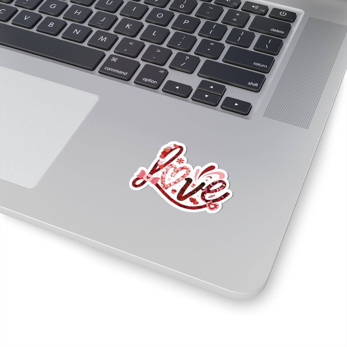 Love Sticker, Valentine's Day Gift, Colorful Heart Candy Vinyl Decal, Romantic Cute Quote, Waterproof Kiss Cut Laptop Scrapbook Water Bottle