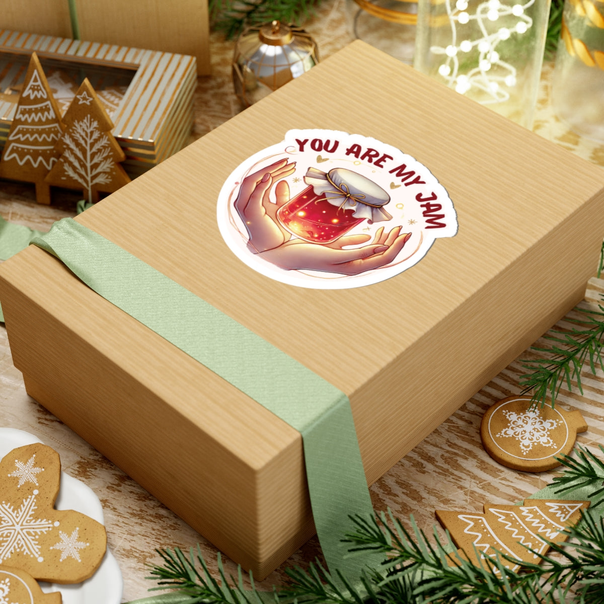 You Are My Jam Sticker, Adorable Love Sticker, Cute Food Pun Sticker, Gift For Foodie, Sweet Romantic Sticker, Scrapbook Laptop Sticker Planner