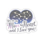 You Are My Mom by Heart Mother's Day Stickers, Love You Mom Heartfelt Gift, Adoptive Mom Appreciation, Cute Stepmom Non-Biological Mom Sticker