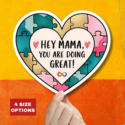 Special Needs Mama Strength, You Are Doing Great Sticker, Inspirational Vinyl Decal, Autism Awareness Gift, Laptop Sticker